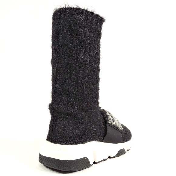 🇮🇹NILA & NILA🇮🇹 Winter Black Walking SNEAKERS - Picture 7 of 8